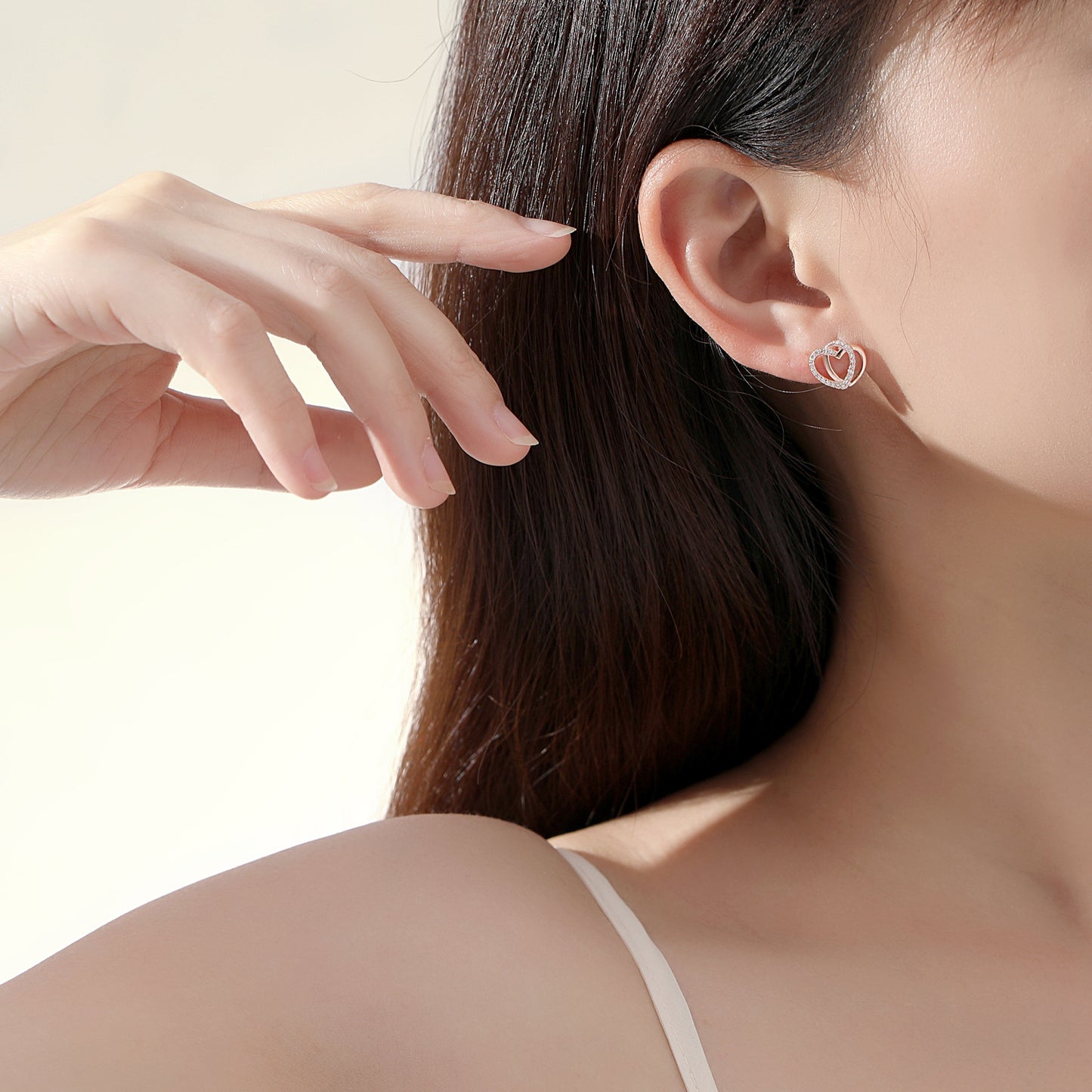 Heart Stud Earrings