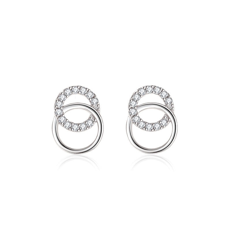 Stud Earrings Silver