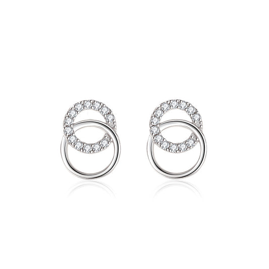 Stud Earrings Silver